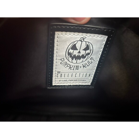 Love Pain and Stitches Pumpkin Kult Display Back Pack New With Tag - Picture 5 of 5